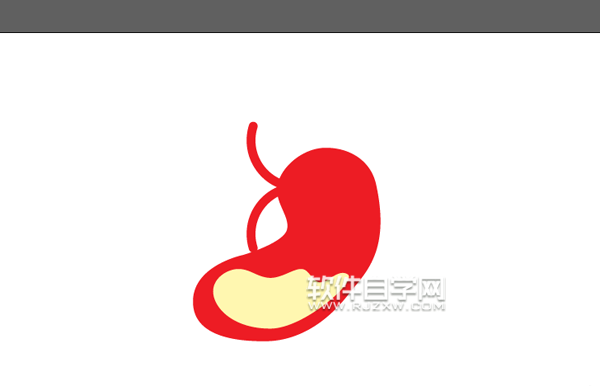 ai怎么畫胃圖標(biāo)