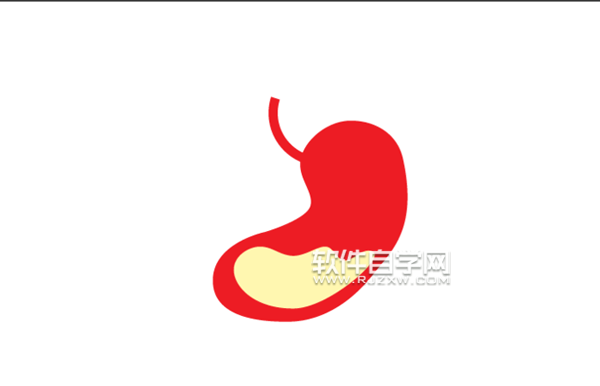 ai怎么畫胃圖標(biāo)