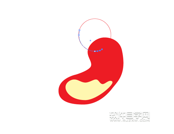 ai怎么畫胃圖標(biāo)