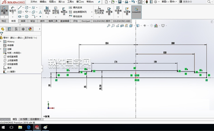 SolidWorks2016怎么畫軸呢？