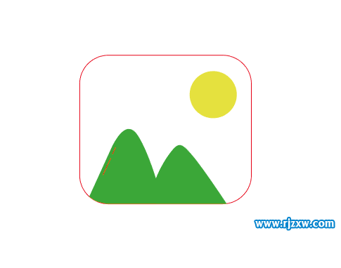 可愛卡通的照片APP圖標(biāo)怎么用AI設(shè)計