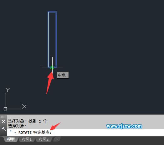 CAD旋轉(zhuǎn)又復(fù)制怎么操作
