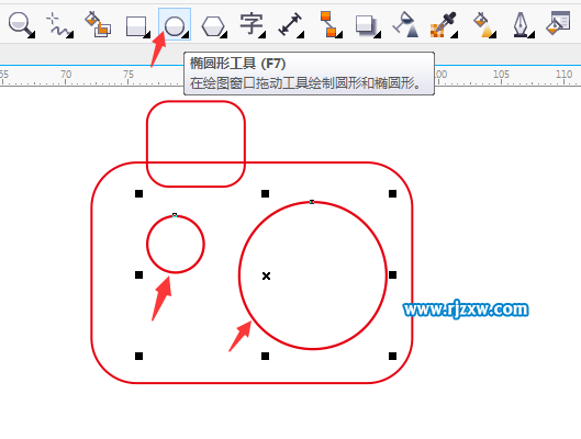 怎么使用CDR制作收音機(jī)圖標(biāo)
