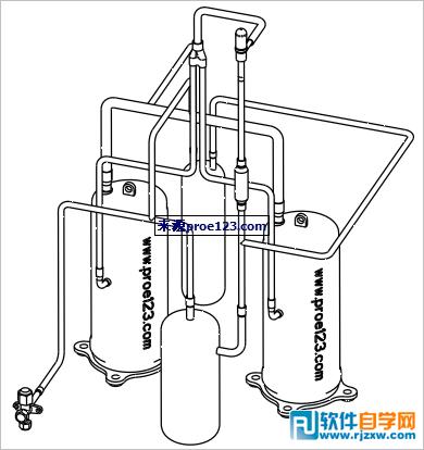 Proe工程圖管道中心線顯示配置選項(xiàng)
