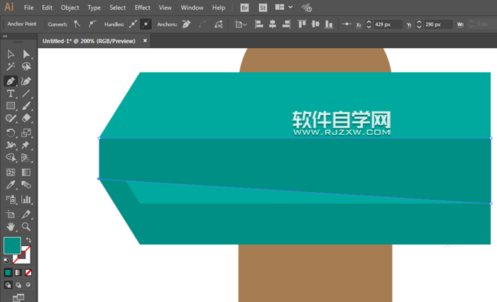 ai怎么畫方向牌標(biāo)識(shí)?
