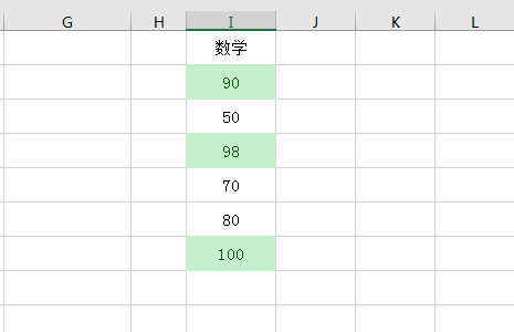 excel突出顯示單元格的大小條件設置