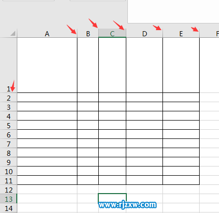 EXCEL2016怎么手動調整單元格距離