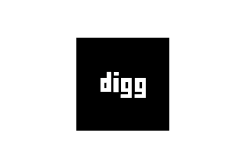 AI矩形工具設計DIGG圖標