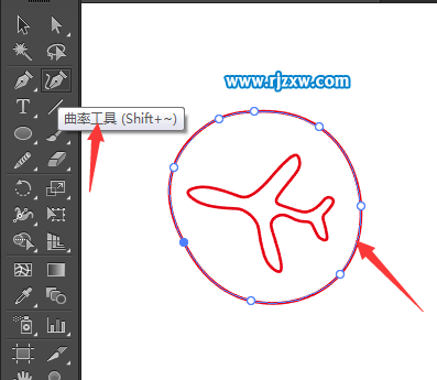 使用AI曲率工具設(shè)計旅行圖標(biāo)教程