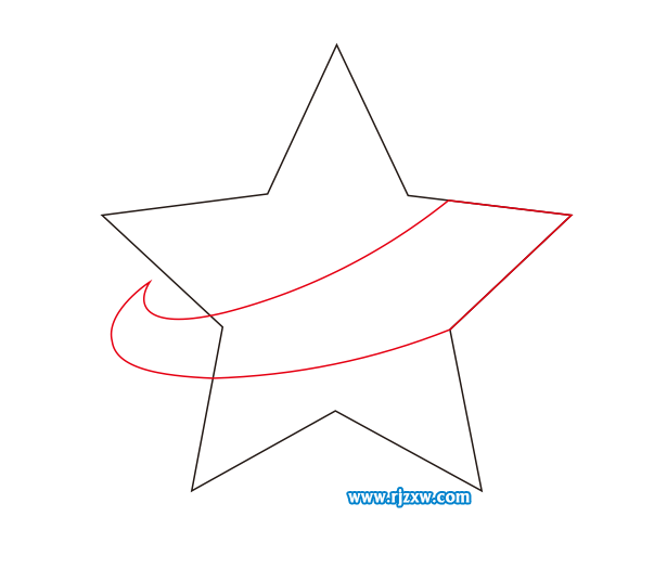 利用CDR多邊形設(shè)計(jì)五角星主題標(biāo)志