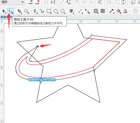 利用CDR多邊形設(shè)計(jì)五角星主題標(biāo)志