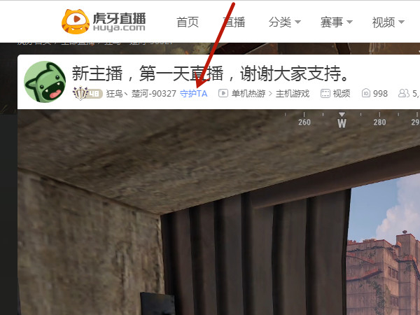 虎牙守護(hù)在哪里開(kāi)通