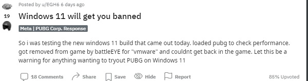 Win11玩游戲封號(hào)怎么辦？Win11玩游戲封號(hào)的解決方法