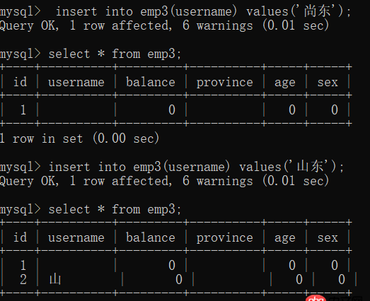 mysql配置沒問題，但不顯示中文；