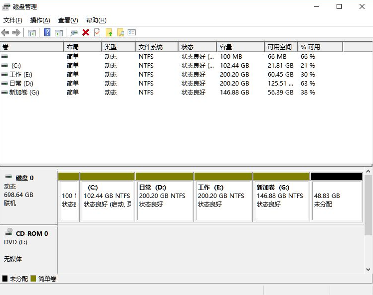 Win11電腦磁盤分區的方法