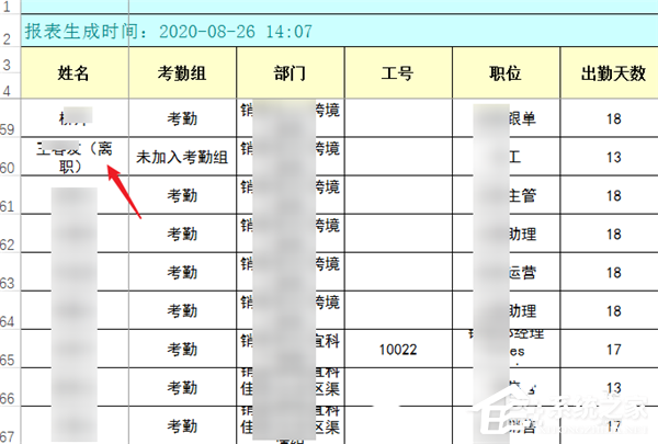 釘釘電腦版怎么導出離職人員的考勤記錄?