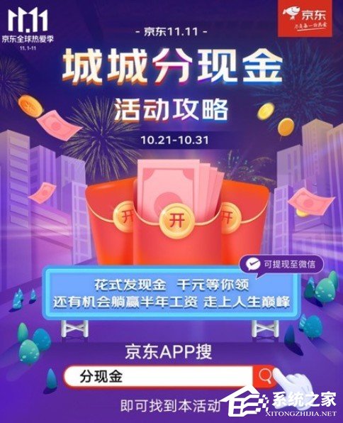 2020京東雙11城城分現金活動正式上線！活動入口以及玩法往這看！