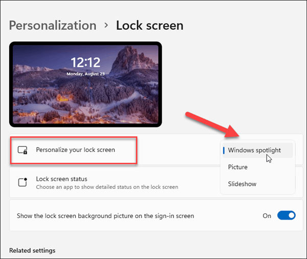 怎么更改Windows11鎖屏壁紙？更改Windows11鎖屏壁紙方法教程