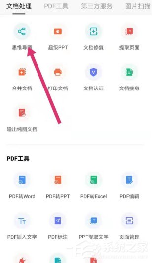 wps手機(jī)版怎么繪制思維導(dǎo)圖?wps手機(jī)版繪制思維導(dǎo)圖的方法
