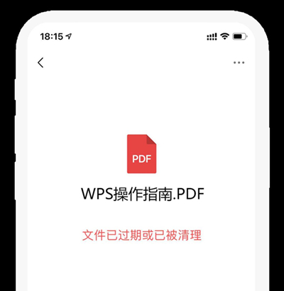 怎么讓W(xué)PS分享的文檔永不過期?