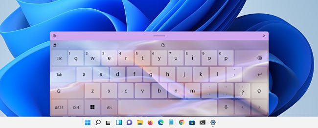 怎么在Windows11上更改觸摸鍵盤主題？