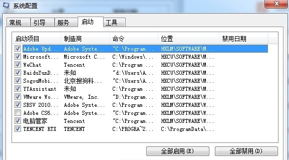 Win7電腦開機啟動項要怎么設置?