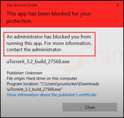 如何修復(fù)Windows10中的“此應(yīng)用程序已被阻止以保護您”？