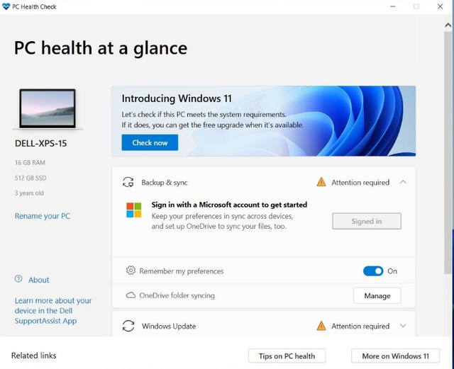 電腦健康狀況顯示我這臺電腦無法運行Windows11怎么解決？