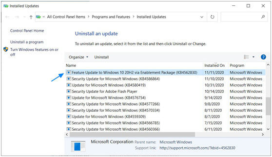 如何卸載Win10 20H2版本,并降級到以前的版本?