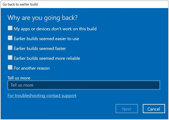 如何卸載Win10 20H2版本,并降級到以前的版本?