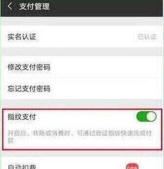 榮耀20s中設(shè)置微信指紋支付的簡(jiǎn)單操作教程