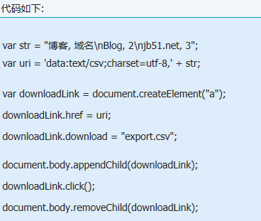 JS兼容瀏覽器怎么導出Excel（CSV）文件？具體導出技巧分享