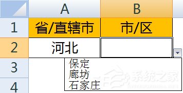 如何使用Excel做二級下拉菜單?