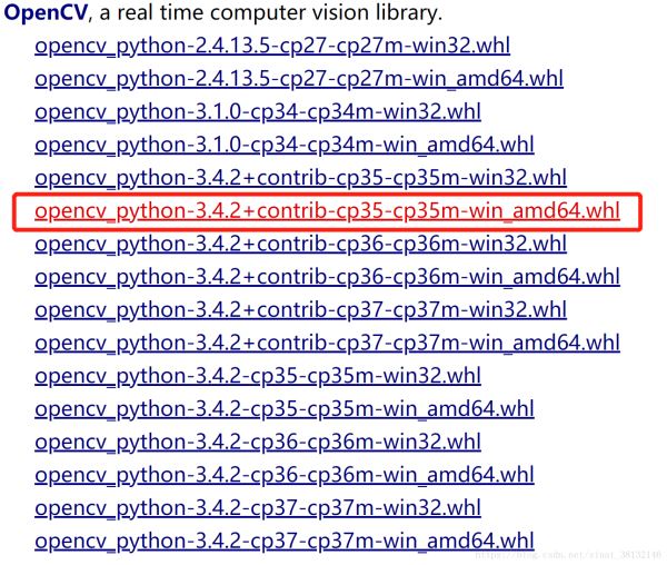 win10下opencv-python特定版本手動(dòng)安裝與pip自動(dòng)安裝教程