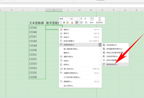 WPS中Excel文本型數(shù)字怎么轉(zhuǎn)換為數(shù)值型數(shù)字