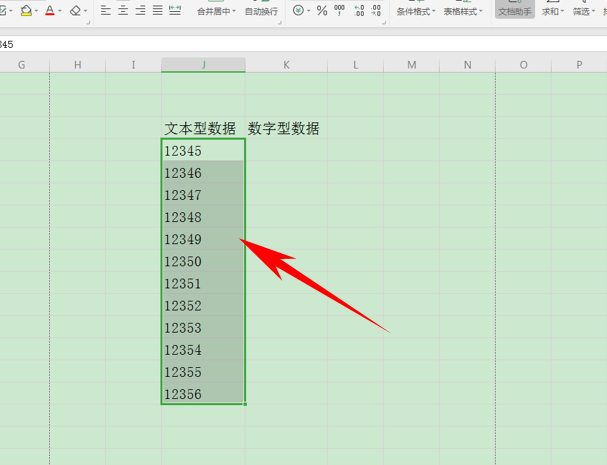WPS中Excel文本型數(shù)字怎么轉(zhuǎn)換為數(shù)值型數(shù)字