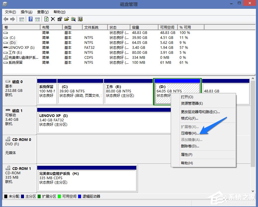Win8系統(tǒng)怎么進行磁盤管理?