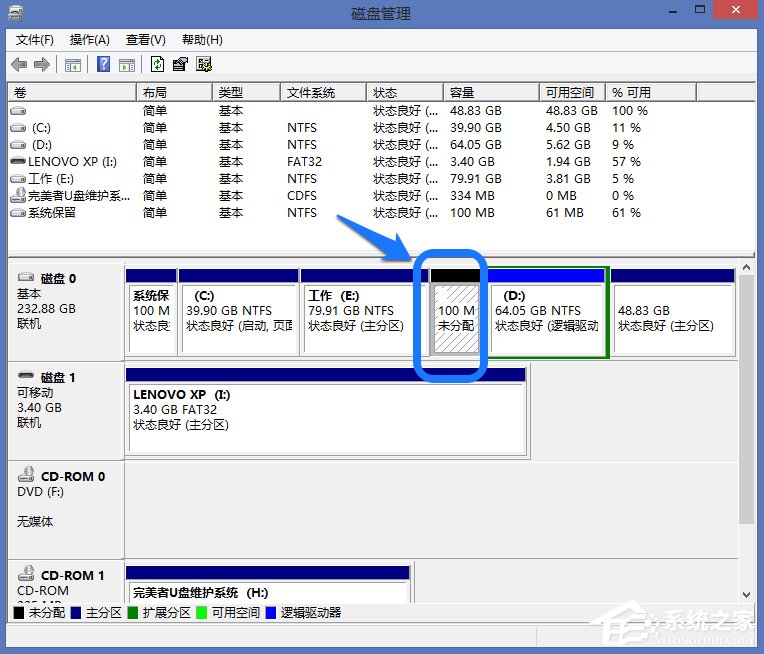 Win8系統(tǒng)怎么進行磁盤管理?