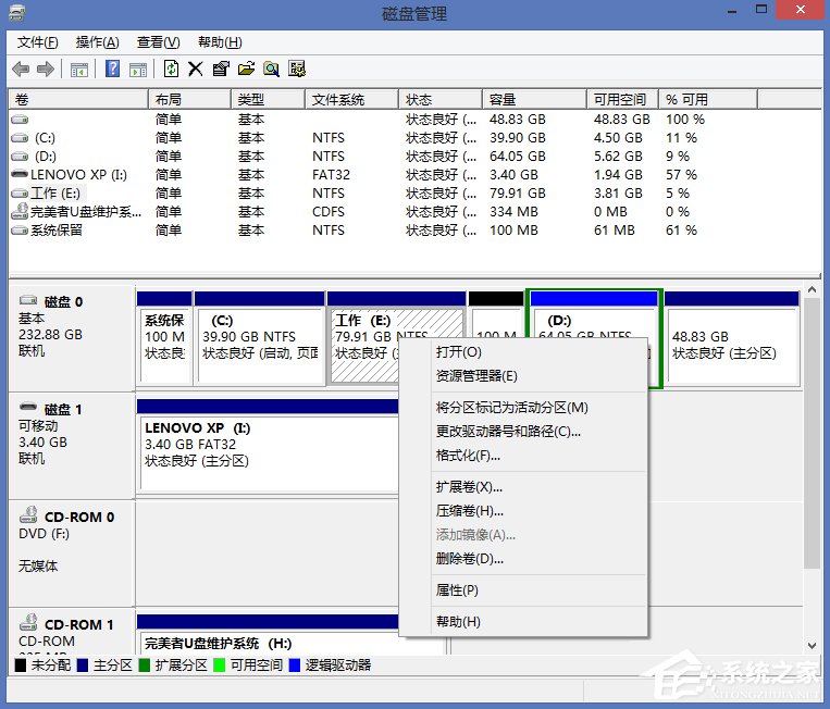Win8系統(tǒng)怎么進行磁盤管理?