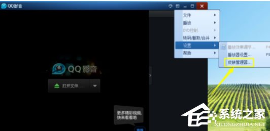 QQ影音自定義皮膚怎么弄 自定義皮膚設(shè)置方法一覽