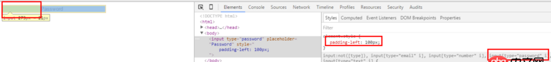 javascript - iview 表單中 入和覆蓋 input[placeholder]  提示內(nèi)容的 padding-left