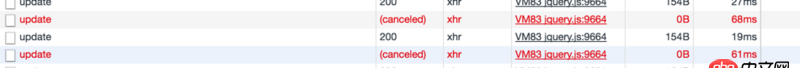 javascript - 多個(gè)ajax提交 有些會(huì)cancel 有什么辦法解決