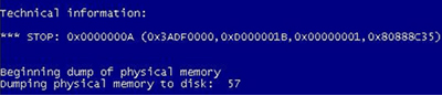 win7藍(lán)屏代碼0x0000000a是什么意思 win7出現(xiàn)藍(lán)屏代碼0x0000000a解決方法