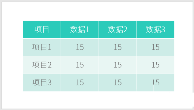 ppt制作表格單元格實現凹凸效果的操作步驟