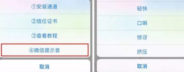 蘋果手機(jī)中更改微信提示音具體操作步驟