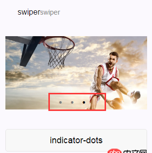 html5 - 小程序的swiper那個點可以給他居右？
