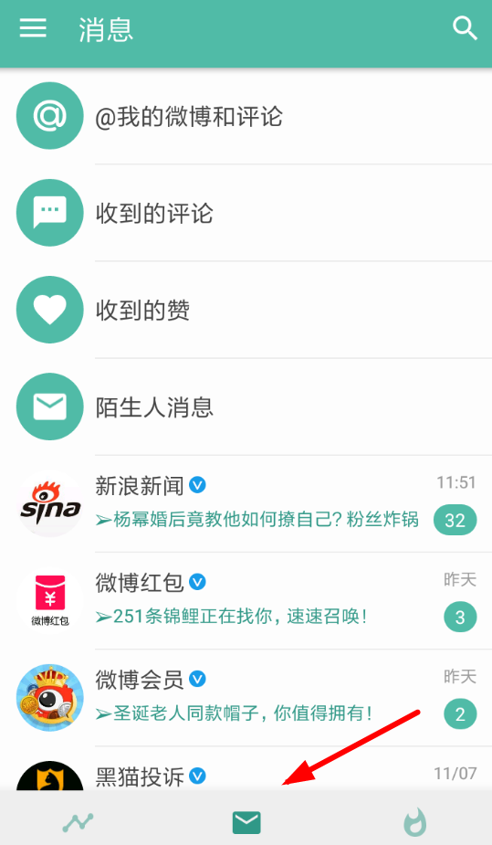 Share微博中如何發(fā)送私信 具體操作方法