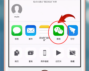 蘋果手機中發送Live Photos照片給微信好友具體操作步驟