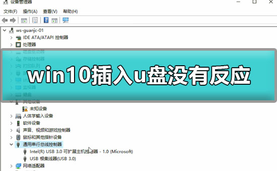 win10插u盤沒有反應(yīng)怎么辦