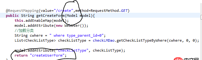 java - 這個model是哪里來的？這個return返回的是請求轉發嗎？